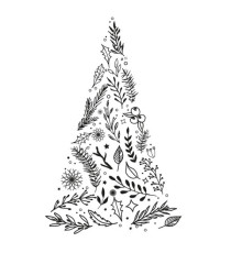 Stencil per vetri - foglio A2 - 'NATALE' - Securit - set 3 pezzi