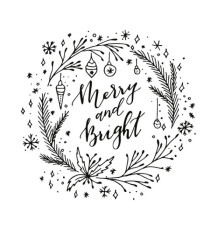 Stencil per vetri - foglio A2 - 'NATALE' - Securit - set 3 pezzi