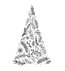 Stencil per vetri - foglio A2 - 'NATALE' - Securit - set 3 pezzi