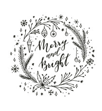 Stencil per vetri - foglio A2 - 'NATALE' - Securit - set 3 pezzi