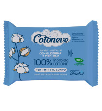 Salviette profumate milleusi - Cotoneve - conf. richiudibile da 20 pezzi