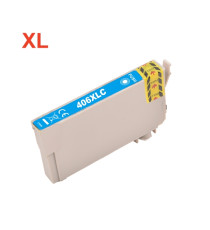 Cartuccia Compatibile Epson 406XL Ciano Pigmentato 1.200 Pagine C13T17H24010 per WorkForce Pro WF-3920 3925 4920 4925 4930