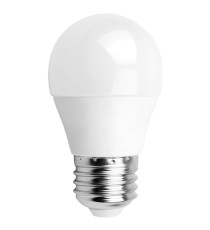 Lampadina LED Globo G45 E27 3W 3000K Luce Calda 255lm Equivalente 25W Angolo 180° 15000 Ore 7 LED CRI80 IP20 Bianca