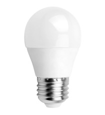 Lampadina LED Globo G45 E27 6W 3000K Luce Calda 510lm Equivalente 42W Angolo 180° 15000 Ore 11 LED CRI80 IP20 Bianca