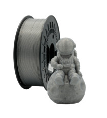 Filamento 3D PLA GLITTER - Diametro 1.75mm - Bobina 1kg - Colore Argento