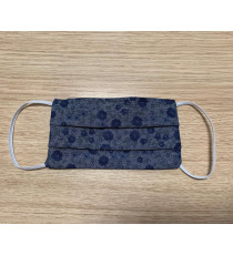 MASCHERINA PER BAMBINI - FIORI BLU - MOD.3 IN 100% COTONE OEKO-TEX ANALLERGICO LAVABILE A 60 GRADI - MADE IN ITALY MASCHERINA PER BAMBINI - FIORI BLU - MOD.3 IN 100% COTONE OEKO-TEX ANALLERGICO LAVABILE A 60 GRADI - MADE IN ITALY