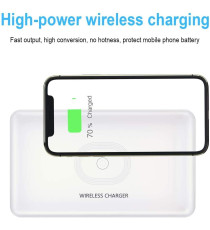 CARICATORE WIRELESS PER AUTO WIFI - CHIUSURA AUTOMATICA AD INFRAROSSI - PER IPHONE - SAMSUNG - HUAWEI - XIAOMI- SONY