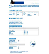 NASTRO RIBBON ZEBRA 110MMX300MT NERO IN RESINA COMPATIBILE CK36GR110X300MT PER SATO TOSHIBA CITIZEN ZEBRA INTERMEC  NASTRO RIBBON ZEBRA 110MMX300MT NERO IN RESINA COMPATIBILE CK36GR110X300MT PER SATO TOSHIBA CITIZEN ZEBRA INTERMEC