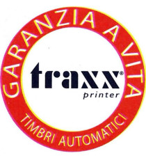 TIMBRO TASCABILE TRAXX 51438 AUTOINCHIOSTRANTE PERSONALIZZATO TASCABILE  TRAXX 51438 14X38mm QUALITA' PROFESSIONALE