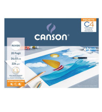 Album Pochette C4  24x33cm  20 fogli  224gr  ruvido  Canson