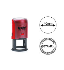 TIMBRO TRODAT 46030 AUTOINCHIOSTRANTE PERSONALIZZATO TRODAT ORIGINAL PRINTY 4.0 46030 30mm QUALITA' PROFESSIONALE ROTONDO