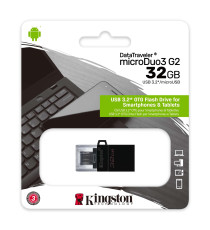 PENDRIVE 32 GB DATATRAVELER microDuo USB 3.0 3.1 DTDUO3/32GB DOPPIA INTERFACCIA PORTA USB-TYPE A e PORTA MICRO USB PENDRIVE 32 GB DATATRAVELER microDuo USB 3.0 3.1 DTDUO3/32GB DOPPIA INTERFACCIA PORTA USB-TYPE A e PORTA MICRO USB