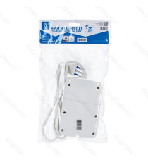 MULTIPRESA CIABATTA ELETTRICA SCHUKO 4 POSTI CON INTERRUTTORE GENERALE CAVO DA 1,5 METRI SPINA 16A 250V P40/10A a 10A/16A/F