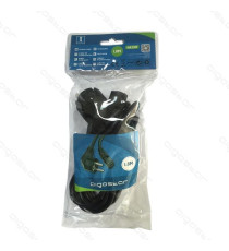 CAVO DI ALIMENTAZIONE CON SPINA PIATTA 10A 250V - CAVO 1,8MT - PER COLLEGAMENTO APPARECCHI ELETTRICI CAVO DI ALIMENTAZIONE CON SPINA PIATTA 10A 250V - CAVO 1,8MT - PER COLLEGAMENTO APPARECCHI ELETTRICI
