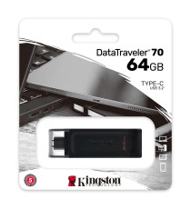 PENDRIVE 32GB USB-C DATATRAVELER 70 KINGSTON DT70/32GB 32 GB USB 3.2 Gen 1 Drive Flash USB-C PENDRIVE 32GB USB-C DATATRAVELER 70 KINGSTON DT70/32GB 32 GB USB 3.2 Gen 1 Drive Flash USB-C