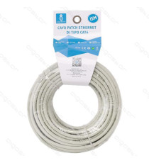 CAVO DI RETE LAN ETHERNET 10MT CAT.6 GRIGIO CAVO PATCH CERTIFICAZIONE CE  CAVO DI RETE LAN ETHERNET 10MT CAT.6 GRIGIO CAVO PATCH CERTIFICAZIONE CE