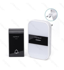 CAMPANELLO WIRELESS BIANCO MOD.1 DIGITALE - IMPERMEABILE - TRASMISSIONE FINO A 150MT - 36 SUONERIE - CAMPANELLO SENZA FILI CAMPANELLO WIRELESS BIANCO MOD.1 DIGITALE - IMPERMEABILE - TRASMISSIONE FINO A 150MT - 36 SUONERIE - CAMPANELLO SENZA FILI