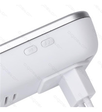 CAMPANELLO WIRELESS BIANCO MOD.1 DIGITALE - IMPERMEABILE - TRASMISSIONE FINO A 150MT - 36 SUONERIE - CAMPANELLO SENZA FILI CAMPANELLO WIRELESS BIANCO MOD.1 DIGITALE - IMPERMEABILE - TRASMISSIONE FINO A 150MT - 36 SUONERIE - CAMPANELLO SENZA FILI