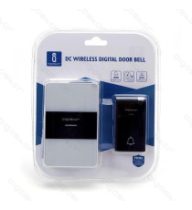 CAMPANELLO WIRELESS WHITE MOD.1 DIGITALE - IMPERMEABILE - TRASMISSIONE FINO A 150MT - 36 SUONERIE - CAMPANELLO SENZA FILI CAMPANELLO WIRELESS WHITE MOD.1 DIGITALE - IMPERMEABILE - TRASMISSIONE FINO A 150MT - 36 SUONERIE - CAMPANELLO SENZA FILI