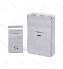 CAMPANELLO WIRELESS WHITE MOD.2 DIGITALE - IMPERMEABILE - TRASMISSIONE FINO A 150MT - 36 SUONERIE - CAMPANELLO SENZA FILI CAMPANELLO WIRELESS WHITE MOD.2 DIGITALE - IMPERMEABILE - TRASMISSIONE FINO A 150MT - 36 SUONERIE - CAMPANELLO SENZA FILI