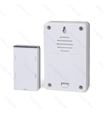CAMPANELLO WIRELESS SILVER MOD.2 DIGITALE - IMPERMEABILE - TRASMISSIONE FINO A 150MT - 36 SUONERIE - CAMPANELLO SENZA FILI CAMPANELLO WIRELESS SILVER MOD.2 DIGITALE - IMPERMEABILE - TRASMISSIONE FINO A 150MT - 36 SUONERIE - CAMPANELLO SENZA FILI