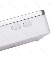 CAMPANELLO WIRELESS SILVER MOD.2 DIGITALE - IMPERMEABILE - TRASMISSIONE FINO A 150MT - 36 SUONERIE - CAMPANELLO SENZA FILI