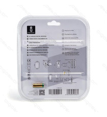 CAMPANELLO WIRELESS SILVER MOD.2 DIGITALE - IMPERMEABILE - TRASMISSIONE FINO A 150MT - 36 SUONERIE - CAMPANELLO SENZA FILI