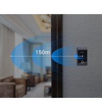 CAMPANELLO WIRELESS SILVER MOD.2 DIGITALE - IMPERMEABILE - TRASMISSIONE FINO A 150MT - 36 SUONERIE - CAMPANELLO SENZA FILI