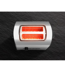 TOSTAPANE 2 POSTI 900W - ACCIAIO INOX - 7 REGOLAZIONI DI COTTURA - FUNZIONE SCONGELAMENTO -  L283*W170*H178mm - AIGOSTAR