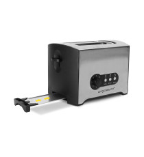 TOSTAPANE 2 POSTI 900W - ACCIAIO INOX - 7 REGOLAZIONI DI COTTURA - FUNZIONE SCONGELAMENTO -  L283*W170*H178mm - AIGOSTAR