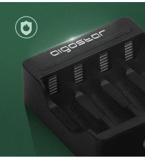 CARICABATTERIE AIGOSTAR 2 SLOT (N° 2 AA OPPURE N° 2 AAA) - CARICA BATTERIE SITLO E MINISTILO DC 5V 1A AA 200mA / AAA 100mA CARICABATTERIE AIGOSTAR 2 SLOT (N° 2 AA OPPURE N° 2 AAA) - CARICA BATTERIE SITLO E MINISTILO DC 5V 1A AA 200mA / AAA 100mA