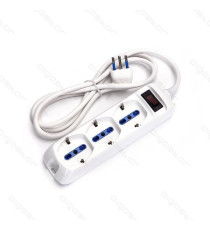 MULTIPRESA CIABATTA ELETTRICA SCHUKO 3 POSTI CON INTERRUTTORE CAVO DA 1,5 MT SPINA 10A 250V S11 PRESA 16A 250V 3 WAY P40 MULTIPRESA CIABATTA ELETTRICA SCHUKO 3 POSTI CON INTERRUTTORE CAVO DA 1,5 MT SPINA 10A 250V S11 PRESA 16A 250V 3 WAY P40