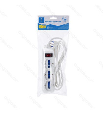 MULTIPRESA CIABATTA ELETTRICA SCHUKO 3 POSTI CON INTERRUTTORE CAVO DA 1,5 MT SPINA 10A 250V S11 PRESA 16A 250V 3 WAY P40 MULTIPRESA CIABATTA ELETTRICA SCHUKO 3 POSTI CON INTERRUTTORE CAVO DA 1,5 MT SPINA 10A 250V S11 PRESA 16A 250V 3 WAY P40