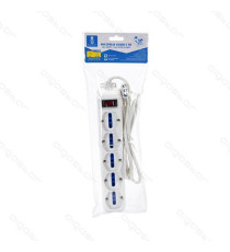 MULTIPRESA CIABATTA ELETTRICA SCHUKO 5 POSTI CON INTERRUTTORE CAVO DA 1,5 MT SPINA 10A 250V S11 PRESA 16A 250V 5 WAY P40 MULTIPRESA CIABATTA ELETTRICA SCHUKO 5 POSTI CON INTERRUTTORE CAVO DA 1,5 MT SPINA 10A 250V S11 PRESA 16A 250V 5 WAY P40