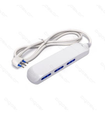 MULTIPRESA CIABATTA ELETTRICA 4 POSTI SOTTILE -CAVO DA 1,5 METRI-SPINA 16A 250V-3500W- CON PROTEZIONE BAMBINI MULTIPRESA CIABATTA ELETTRICA 4 POSTI SOTTILE -CAVO DA 1,5 METRI-SPINA 16A 250V-3500W- CON PROTEZIONE BAMBINI