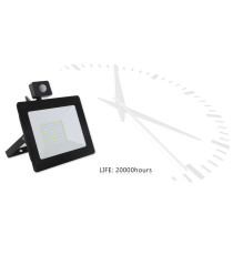 FARO LED SLIM CON SENSORE IP65 30W - 2700 LUMEN - 6400K LUCE FREDDA - ANGOLO FASCIO 120 MISURA L213*W233.3*H56mm CRI??70Ra FARO LED SLIM CON SENSORE IP65 30W - 2700 LUMEN - 6400K LUCE FREDDA - ANGOLO FASCIO 120 MISURA L213*W233.3*H56mm CRI??70Ra