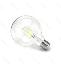 LAMPADINA LED FILAMENTO G95 6W ATTACCO E27 750 LUMEN 6500K LUCE FREDDA D95*H135mm ANGOLO 360 GRADI EQUIVALE A 57W INCADESCENZA LAMPADINA LED FILAMENTO G95 6W ATTACCO E27 750 LUMEN 6500K LUCE FREDDA D95*H135mm ANGOLO 360 GRADI EQUIVALE A 57W INCADESCENZA