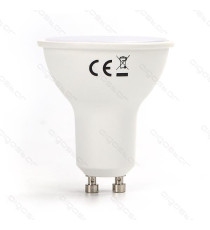 FARETTO LED GU10 A5 6W 420 LUMEN COLOR BOX 3000K LUCE CALDA MISURA D50*H55mm EQUIVALE A 40W INCANDESCENZA  FARETTO LED GU10 A5 6W 420 LUMEN COLOR BOX 3000K LUCE CALDA MISURA D50*H55mm EQUIVALE A 40W INCANDESCENZA