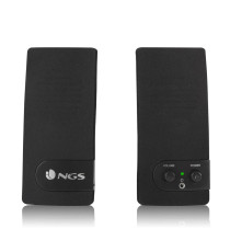 ALTOPARLANTE SPEAKER MINI EQUIPE 245330 - CASSE 6W CON JACK 3.5mm PER PC E LAPTOP - NERO - USB 2.0