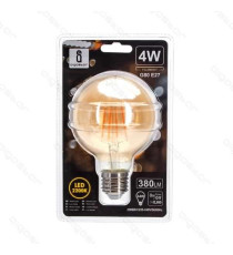 LAMPADINA LED FILAMENTO AMBRATA G80 8W ATTACCO E27 650 LUMEN 2200K LUCE CALDA D80*H120mm ANGOLO 360 EQUIVALE A 51W INCADESCENZA LAMPADINA LED FILAMENTO AMBRATA G80 8W ATTACCO E27 650 LUMEN 2200K LUCE CALDA D80*H120mm ANGOLO 360 EQUIVALE A 51W INCADESCENZA