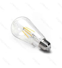 LAMPADINA LED FILAMENTO ST64 4W ATTACCO E27 470 LUMEN 6500K LUCE FREDDA D64*H142mm ANGOLO 360 EQUIVALE A 40W INCADESCENZA LAMPADINA LED FILAMENTO ST64 4W ATTACCO E27 470 LUMEN 6500K LUCE FREDDA D64*H142mm ANGOLO 360 EQUIVALE A 40W INCADESCENZA