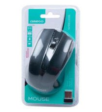 MOUSE WIRELESS OMEGA OM0415B NERO OTTICO 2,4Ghz CON RICEVITORE USB NANO 1000DPI - DISTANZA 10 METRI WIFI OM 0415B