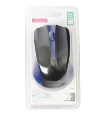MOUSE WIRELESS OMEGA OM0419B NERO OTTICO 2,4Ghz CON RICEVITORE USB NANO 1000DPI - DISTANZA 10 METRI WIFI OM 0419B