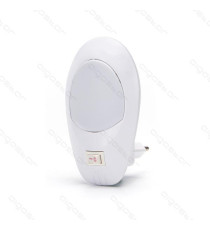 LUCE NOTTURNA LED 0,5W 1,5LUMEN CON INTERRUTTORE ON-OFF (2) 6500K LUCE BIANCA SPINA ITALIANA - AC220-240V CRI60 L85*W74*H72mm