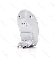 LUCE NOTTURNA LED 0,5W 1,5LUMEN CON INTERRUTTORE ON-OFF (2) 6500K LUCE BIANCA SPINA ITALIANA - AC220-240V CRI60 L85*W74*H72mm