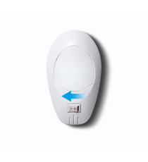 LUCE NOTTURNA LED 1W 30 LUMEN CON INTERRUTTORE ON-OFF MOD.1 6500K LUCE BIANCA SPINA ITALIANA - L62*W67*H108mm