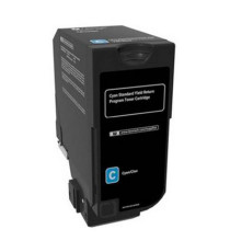 TONER 74C2SK0 NERO COMPATIBLE PER LEXMARK CS720de,CS720dte,CS725de,CS725dte,CX725de,CX725dhe CAPACITA' 7.000 PAGINE 