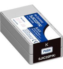 ORIGINALE EPSON SJIC22P(K) NERA C33S020601 PER EPSON COLORWORKS TM C3500 CAPACITA' 32,5ml ORIGINALE EPSON SJIC22P(K) NERA C33S020601 PER EPSON COLORWORKS TM C3500 CAPACITA' 32,5ml