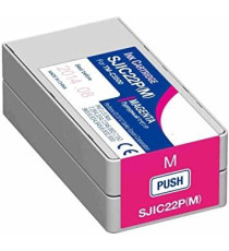 CARTUCCIA SJIC22P(C) CIANO C33S020602 INK PIGMENTATO COMPATIBILE PER EPSON COLORWORKS TM C3500 CAPACITA' 32,5ml CARTUCCIA SJIC22P(C) CIANO C33S020602 INK PIGMENTATO COMPATIBILE PER EPSON COLORWORKS TM C3500 CAPACITA' 32,5ml
