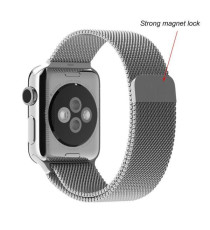 CINTURINO IN SILICONE BLU 38MM E 40MM SPORTIVO PER APPLE WATCH SERIE 2-3-4-5 SILICONE ALTA QUALITA' CON CHIUSURA PIN-AND-TUCK